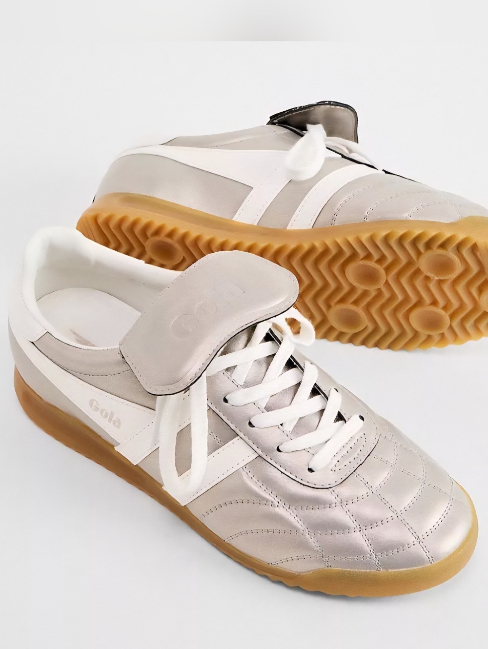 Gola Silver Stadium 86 Trainers